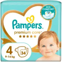 Pampers Premium Care koko 4 kertakäyttövaippa 9-14 kg 34 kpl