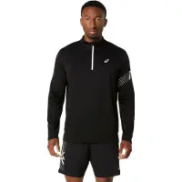 Asics Icon Ls 1/2 Zip Top - Black - S