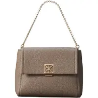 Calvin Klein Emblem Hw Pebble Crossbody 20 - Gold - ONE SIZE