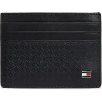 Tommy Hilfiger Th Emboss Cc Holder - Black - ONE SIZE