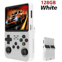 Hobby Hall R36S Retro Handheld Video Game Console Linux System 3,5 tuuman IPS-näyttö kannettava taskuvideosoitin 128GB Games Boy Gift