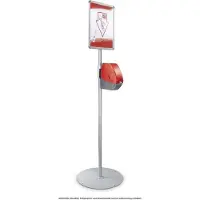 Meto Floor stand base floor plate + snap frame