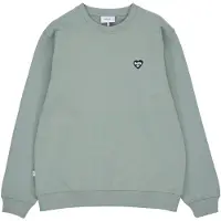 Makia Heart Sweatshirt - Khaki green - L