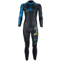 Aqua sphere Phantom V3 Wetsuit Black Blue Gold, Size L