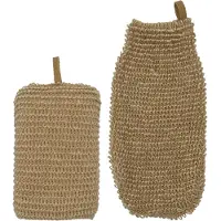 Meraki Sponge And Exfoliating Glove Jute