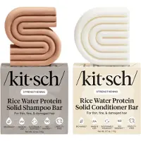 Raw Organic KITSCH Rice Water Protein Shampoo &amp; Hoitoaine bar