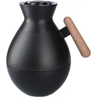 Rosendahl Stay Warm Thermo Round 1,0 L Black - Black - 23.5 CM