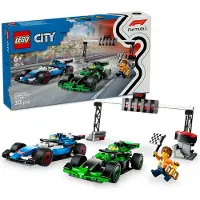 LEGO F1-lähtöruudukko ja VCARB:n ja Sauberin kilpa-autot 60474