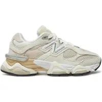 New Balance unisex. U9060V1 9060 white sneakers (38), Beige, Fabric, Flat, Laces, Casual