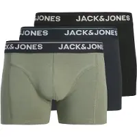 Jack & Jones Jactimothy Solid Trunks 3 Pack - Black - XL