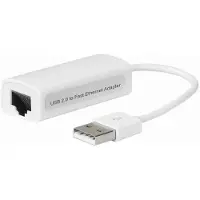 Microconnect USB2.0 - Ethernet Valkoinen
