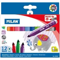 Milan Maxi markkerit 12 väriä (80020)