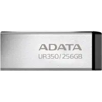 ADATA A-DATA UR350 USB 3.2 Gen 1 256 Gt -muistitikku, musta/hopea
