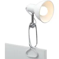 Briloner Fix klipsivalaisin E14 30cm valkoinen/kromi