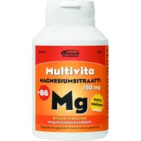 Multivita Magnesiumsitraatti+B6 Greippi 150mg 90 purutabl