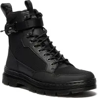 Dr. Martens Combs Tech Mk.02 Black Recycled Hexagon Canvas+Ajax - Black - 43