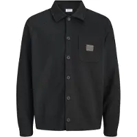 Jack & Jones Jjwaffle Daytona Sweat Overshirt - Black - M