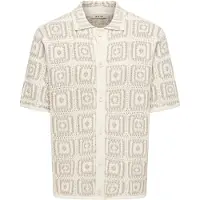 Only & Sons Onsbart Rlx 5 Ss Shirt Knit Noos - Beige - XXL