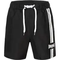 Lonsdale Uimashortsit 'Knockan' musta / valkoinen