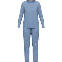 Tom Tailor Pyjama vaaleansininen / valkoinen