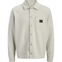 Jack & Jones Jjwaffle Daytona Sweat Overshirt - Cream - L