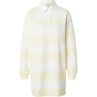 Calvin Klein Jeans Ls Varsity Stripe Mini Polo Dres - Yellow - S