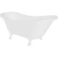 Besco Kylpyamme Otylia 160, White+White (ilman sifonia, ylivuotoaukolla)