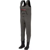 Dam Breakpoint Neoprene Wader Bootfoot Felt L 42/43-7.5/8 Grey/Black kahluuhousut