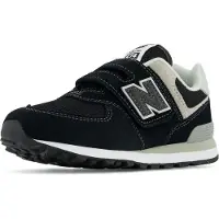 New Balance 574 Core Kids Hook & Loop - Black - 31