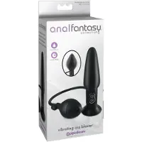 Anal Fantasy - Anal Fantasy - pumpattava värisevä anustappi (musta)