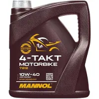Mannol OLEJ MANNOL 10W40 4L MOTORBIKE 4T ESTER TECHNOLOGY SL / JASO MA/MA2 / PLATSIKOWE OPAKOWANIE