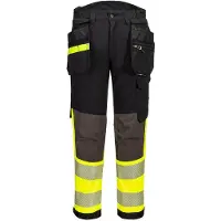 Portwest EV442 Hi-Vis 1-luokan joustavat työhousut (pitkä)