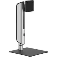 Equip 650129, 75 x 75 mm, 100 x 100 mm, -20 - 60°, 360°, Alumiini, Muovi, Ruostumaton teräs, Hopea