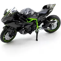 MSZ Metallinen moottoripyörän pienoismalli Kawasaki Ninja H2R, 1:18