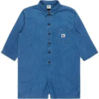 Quiksilver Saba Denim Romper Overall indigo light Koko S