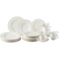Vivo by Villeroy & Boch astiasto Basic White, 30 kpl