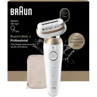 Braun Silk·épil 9 Flex 9-011 3D Wet & Dry -epilaattori, kulta