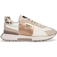 Pepe Jeans for woman. PLS600037 Archerix shoes gold (39), Flat, Laces, Casual