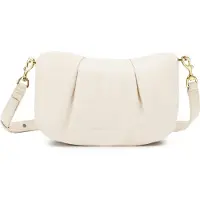 Les Visionnaires Maelle Essential Crossbody-laukku Nahka 27 cm Valkoinen