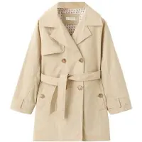Mango Classic Trench Coat With Belt - Beige - 146