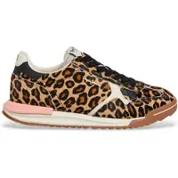 Pepe Jeans for woman. PLS600059 Marvin Leo animalprint trainers (40), Flat, Laces, Casual, Animal Print