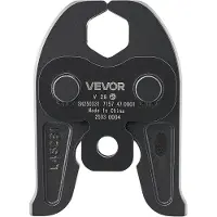 Vevor V28 -puristusleuka, 28 mm:n puristusleuka V-tyypin ruostumattomille teräsputkille, erittäin lujat hiiletetystä teräksestä valmistetut puristusleuat, yhteensopivat 32NK-vakiopuristustyökalujen ka