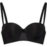Chantelle Essentiall Bandeau T-Shirt Bra - Black - 75 G