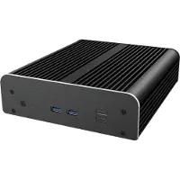Akasa Fanless case,NUC 14 Pro,Revel Canyon, 2.5" SATA HDD/SSD, VESA, Intel CPU, 1.9L (A-NUC105-M1B)