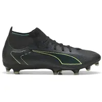 Puma Ultra 6 Match + FG/AG Eclipse - Musta/Vihreä/Green Terrain, koko 46