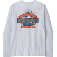 Patagonia Great Waves Responsibili- Pitkähihainen T-paita white Koko M
