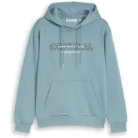 Tom Tailor Printed Sweat Hoodie - Blue - L