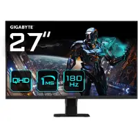 Gigabyte Pelinäyttö - - GS27QA - 27" QHD - 180Hz - 1ms - FreeSync - HDR-valmius