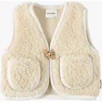 BINIBAMBA Merino Snuggle Liivi, Milk, 6-12 kk