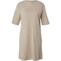 Armani Exchange for woman. XW000825AF10356U6223 Logo dress beige (XS), Casual, Cotton, Short sleeve
